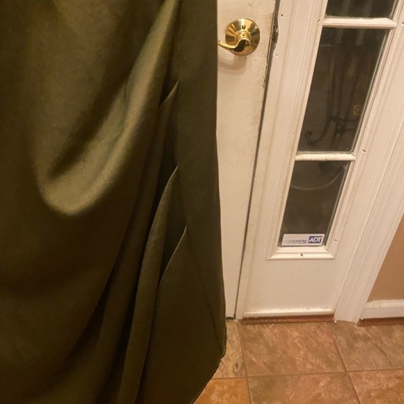 NWOT ELLIAT ARMY GREEN ASYMMETRICAL DRESS SIZE S - Picture 9 of 11